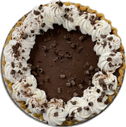 Dark Chocolate Truffle Pie